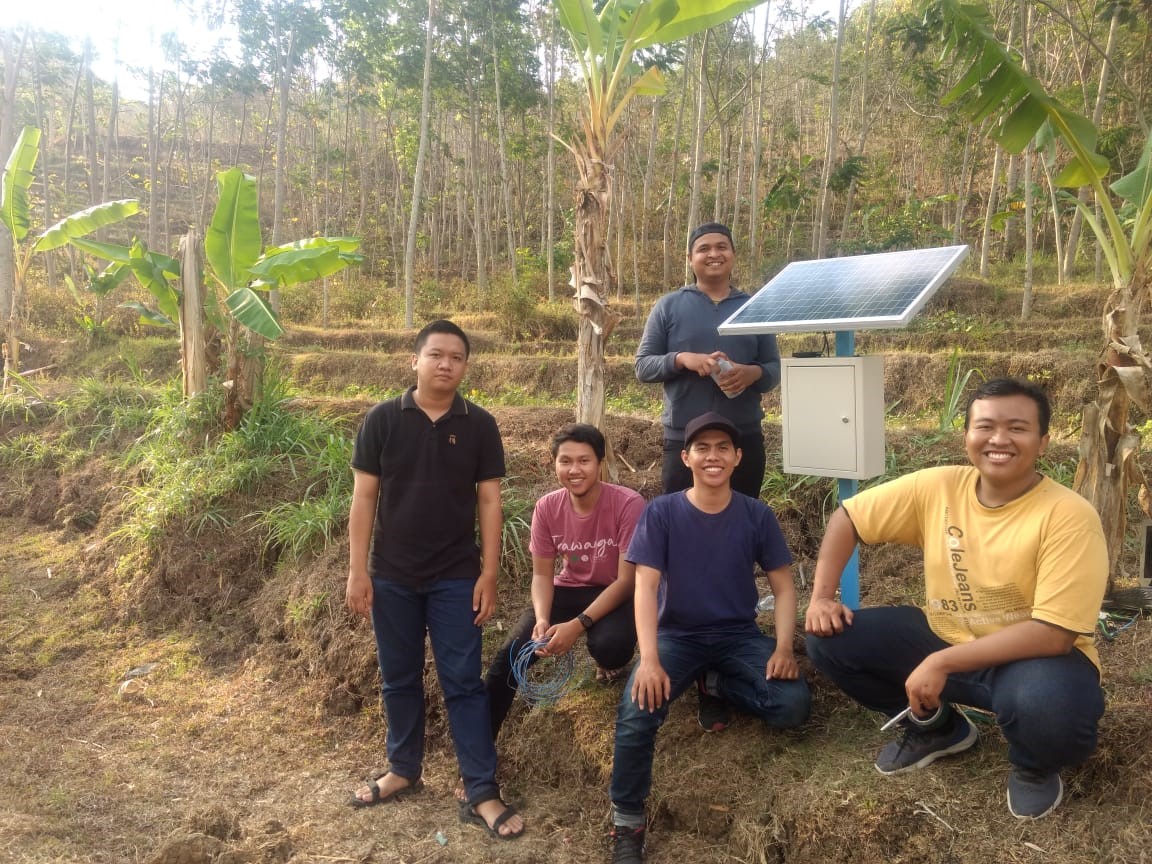 IoT to Cloud Devices untuk Lokasi Rawan Longsor diimplementasikan di Wonogiri