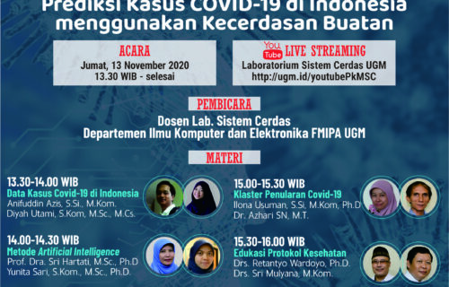 [Online Seminar 13 Nov 2020] Prediksi Kasus Covid-19 menggunakan Kecerdasan Buatan