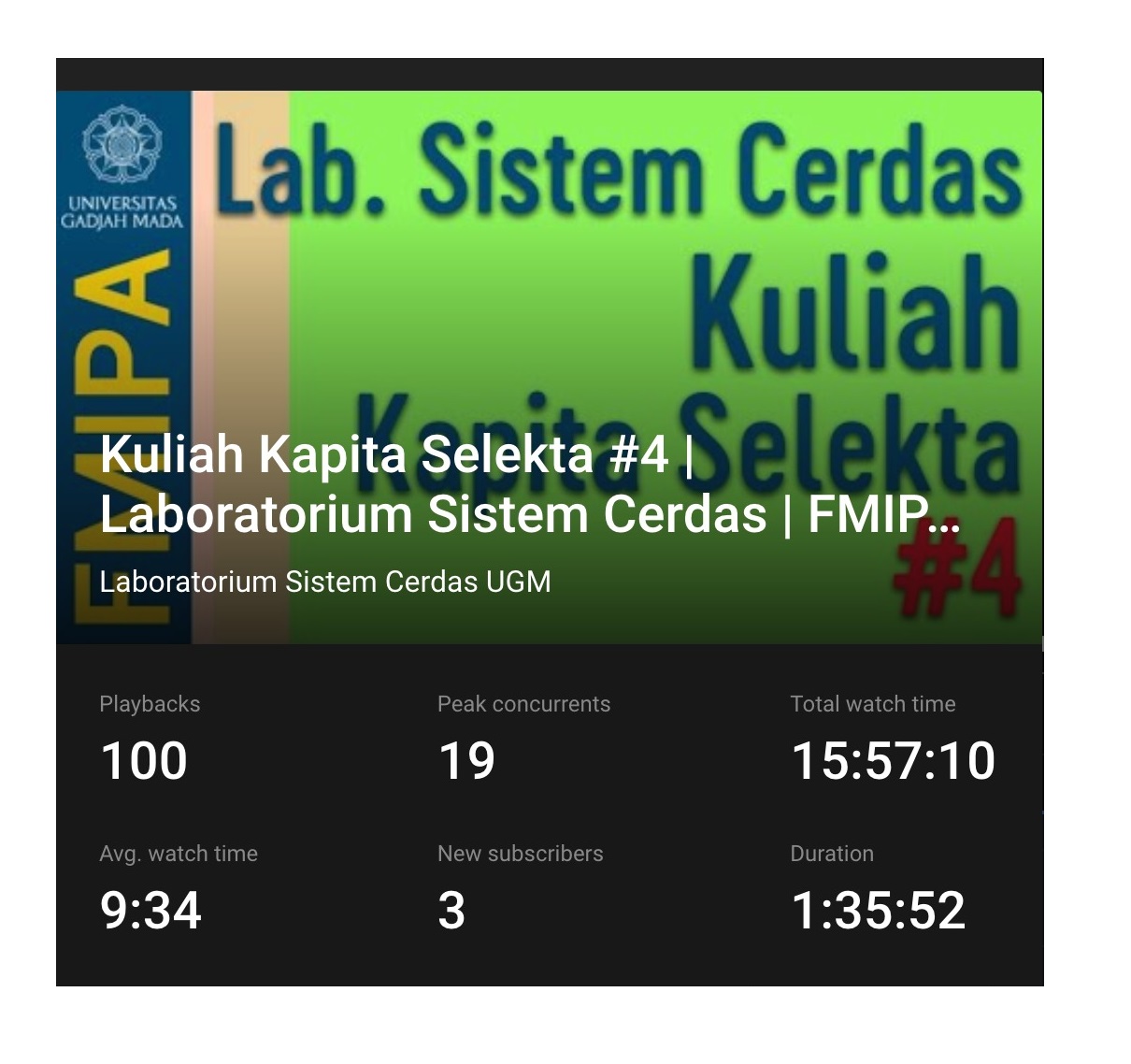 Kuliah Kapita Selekta Sistem Cerdas #4 Metode Kecerdasan Artifisial untuk Game Development di Ruangguru