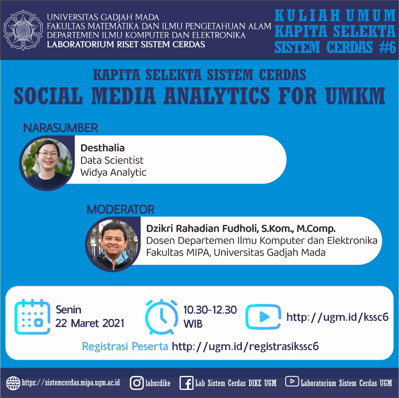 [Kuliah 22 Maret] Kuliah Kapita Selekta Sistem Cerdas #6 Social Media Analytics for UMKM