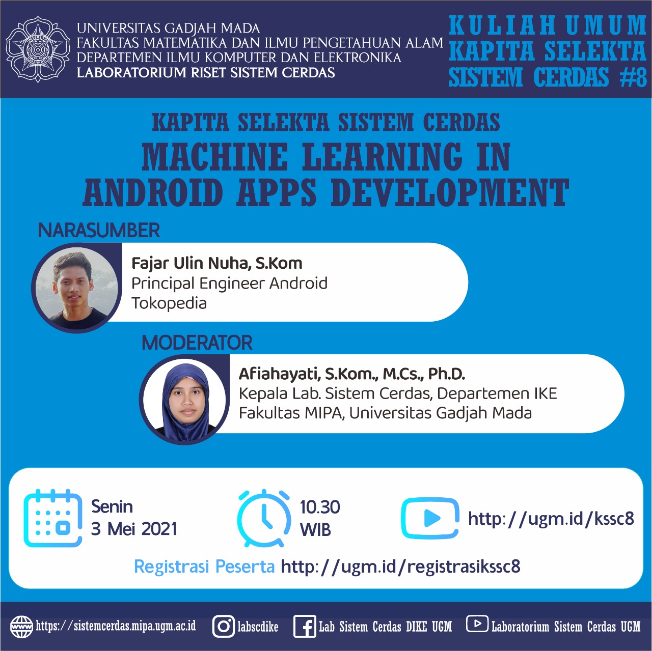 [Kuliah 3 Mei] Kuliah Kapita Selekta Sistem Cerdas #8 Machine Learning in Android Apps Development