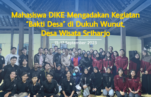 Mahasiswa DIKE Mengadakan Kegiatan Bakti Desa