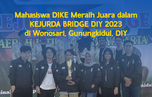 Mahasiswa Departemen Ilmu Komputer dan Elektronika Meraih Juara Kejurda Bridge DIY 2023 di Wonosari, Gunungkidul, DIY