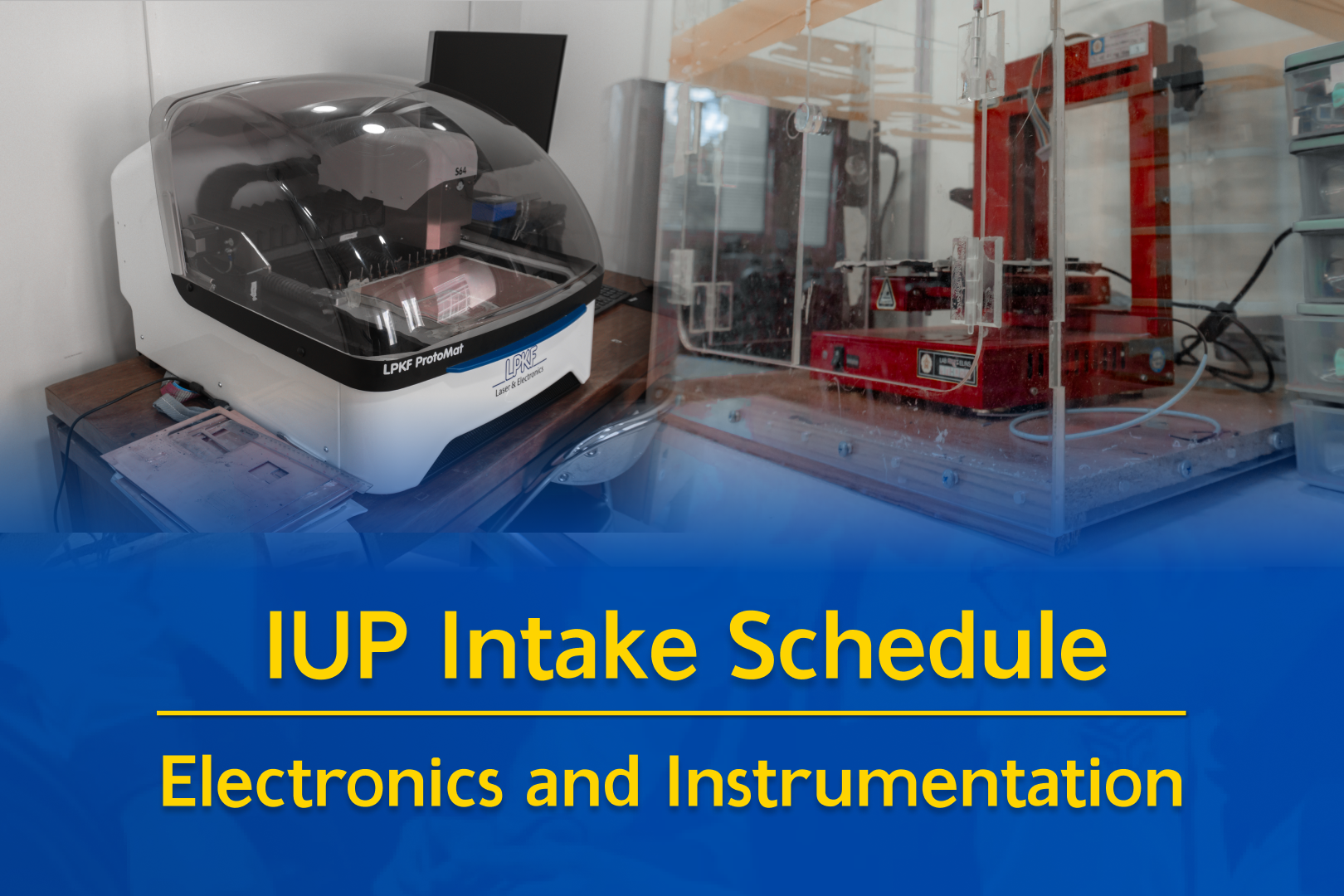 Electronics and Instrumentation IUP Intake 2025