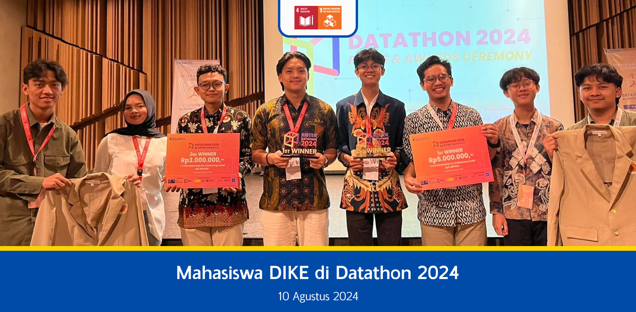Mahasiswa DIKE di Datathon 2024