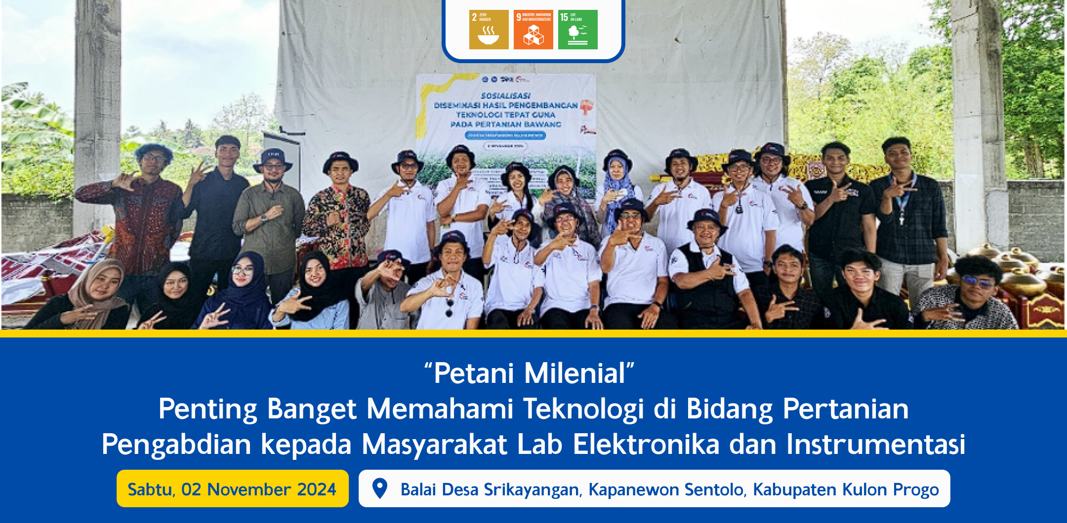 Penting Banget Memahami Teknologi di Bidang Pertanian Pengabdian kepada Masyarakat Lab Elektronika dan Instrumentasi