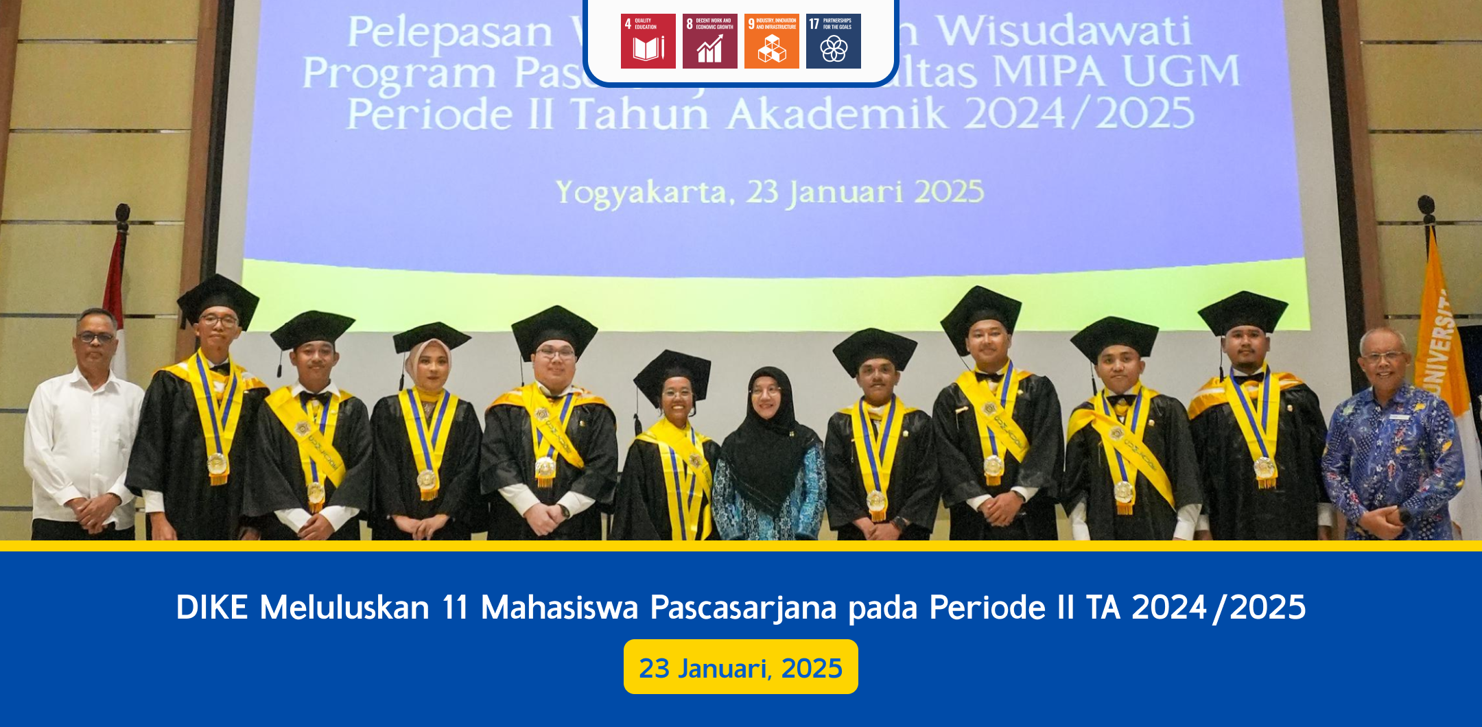 DIKE Meluluskan 11 Mahasiswa Pascasarjana pada Periode II TA 2024/2025