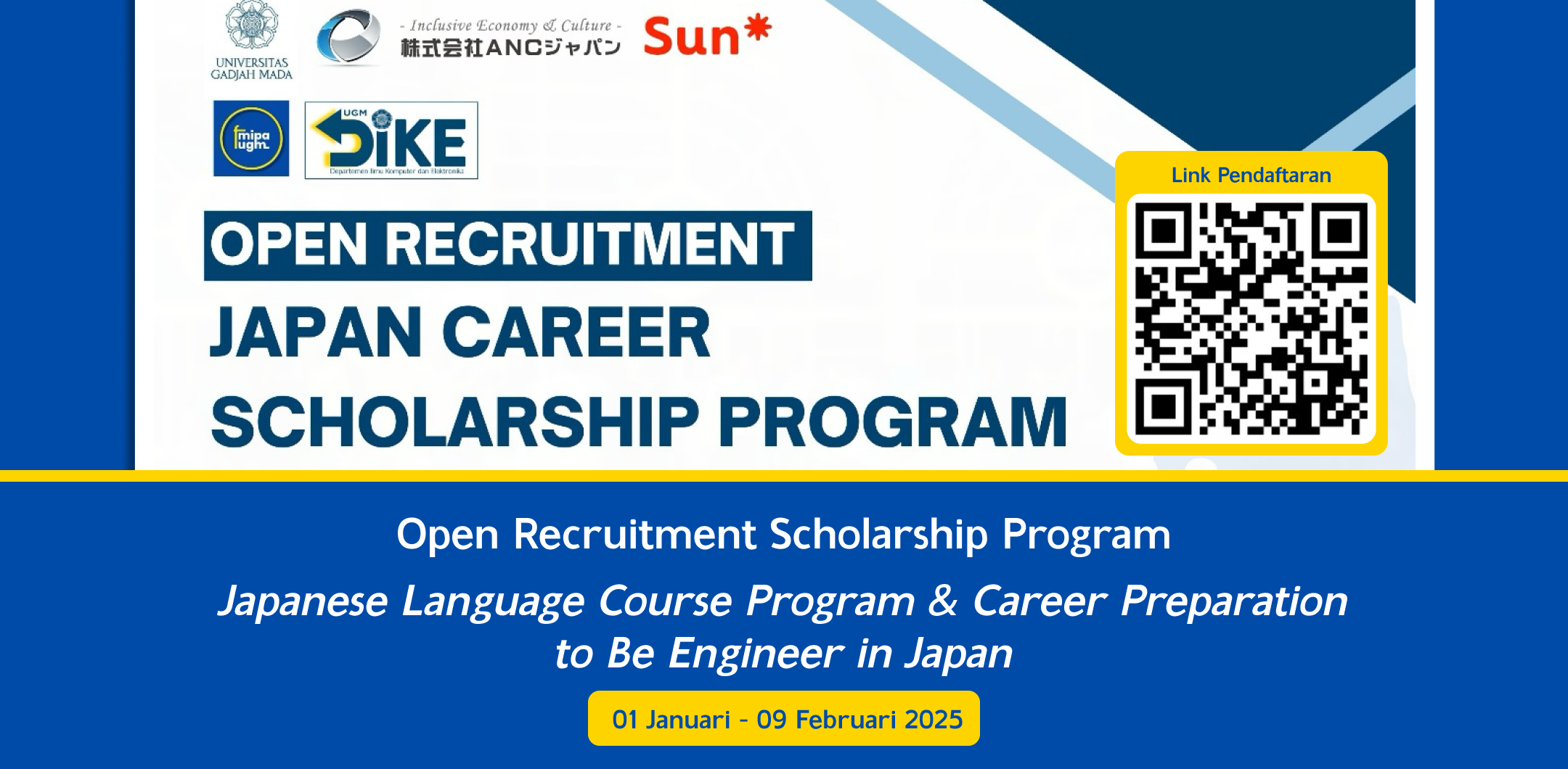 [Career Scholarship] Japanese Language Course Program & Career Preparation To Be Engineer in Japan