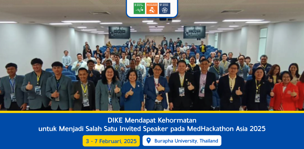 DIKE Mendapat Kehormatan untuk Menjadi Salah Satu Invited Speaker pada  MedHackathon Asia 2025