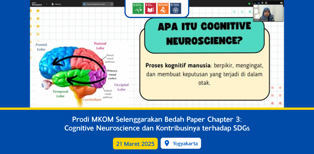 Prodi MKOM Selenggarakan Bedah Paper Chapter 3: Cognitive Neuroscience dan Kontribusinya terhadap SDGs