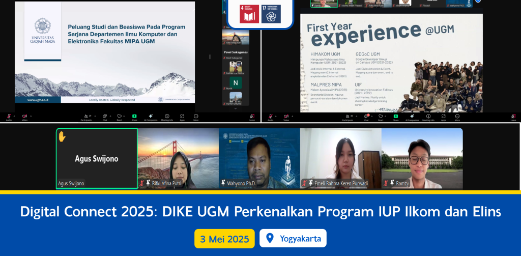 Digital Connect 2025: DIKE UGM Perkenalkan Program IUP Ilmu Komputer & Elektronika dan Instrumentasi