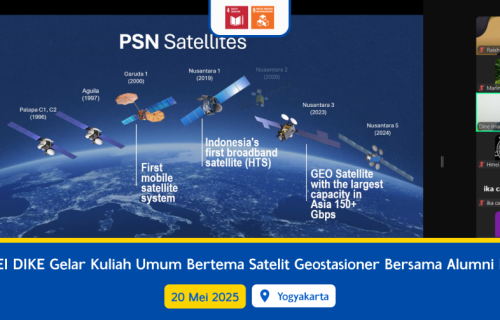 HMEI DIKE Gelar Kuliah Umum Bertema Satelit Geostasioner Bersama Alumni Elins