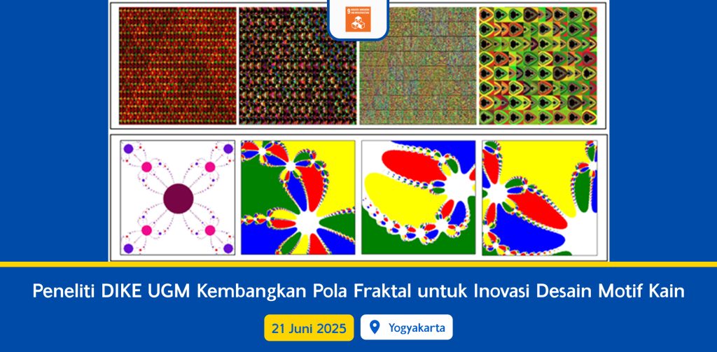 Peneliti DIKE UGM Kembangkan Pola Fraktal untuk Inovasi Desain Motif Kain