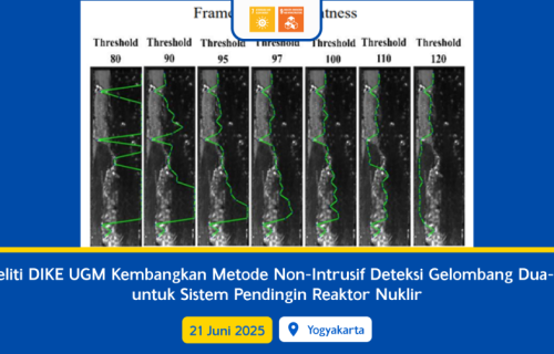 Peneliti DIKE UGM Kembangkan Metode Non-Intrusif Deteksi Gelombang Dua-Fase untuk Sistem Pendingin Reaktor Nuklir