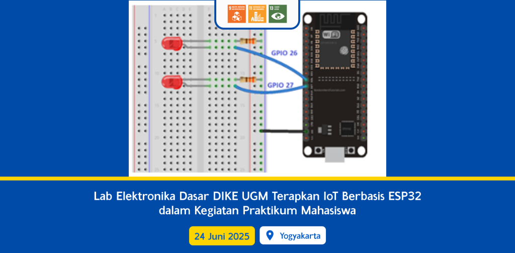 Lab Elektronika Dasar DIKE UGM Terapkan IoT Berbasis ESP32 dalam Kegiatan Praktikum Mahasiswa