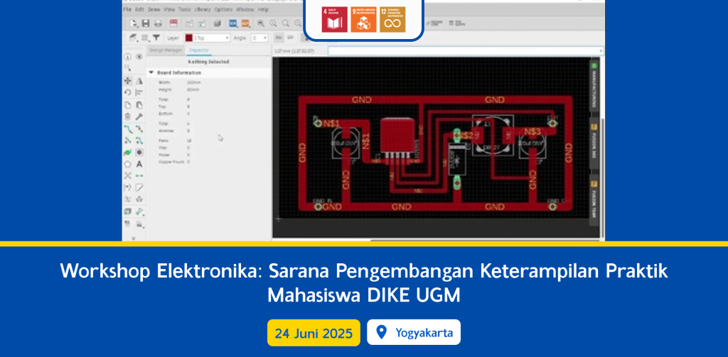 Workshop Elektronika: Sarana Pengembangan Keterampilan Praktik Mahasiswa DIKE UGM