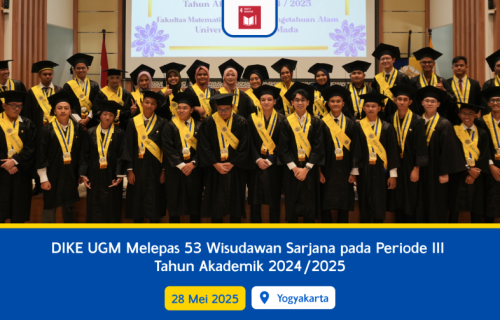 DIKE UGM Melepas 53 Wisudawan Sarjana pada Periode III Tahun Akademik 2024/2025