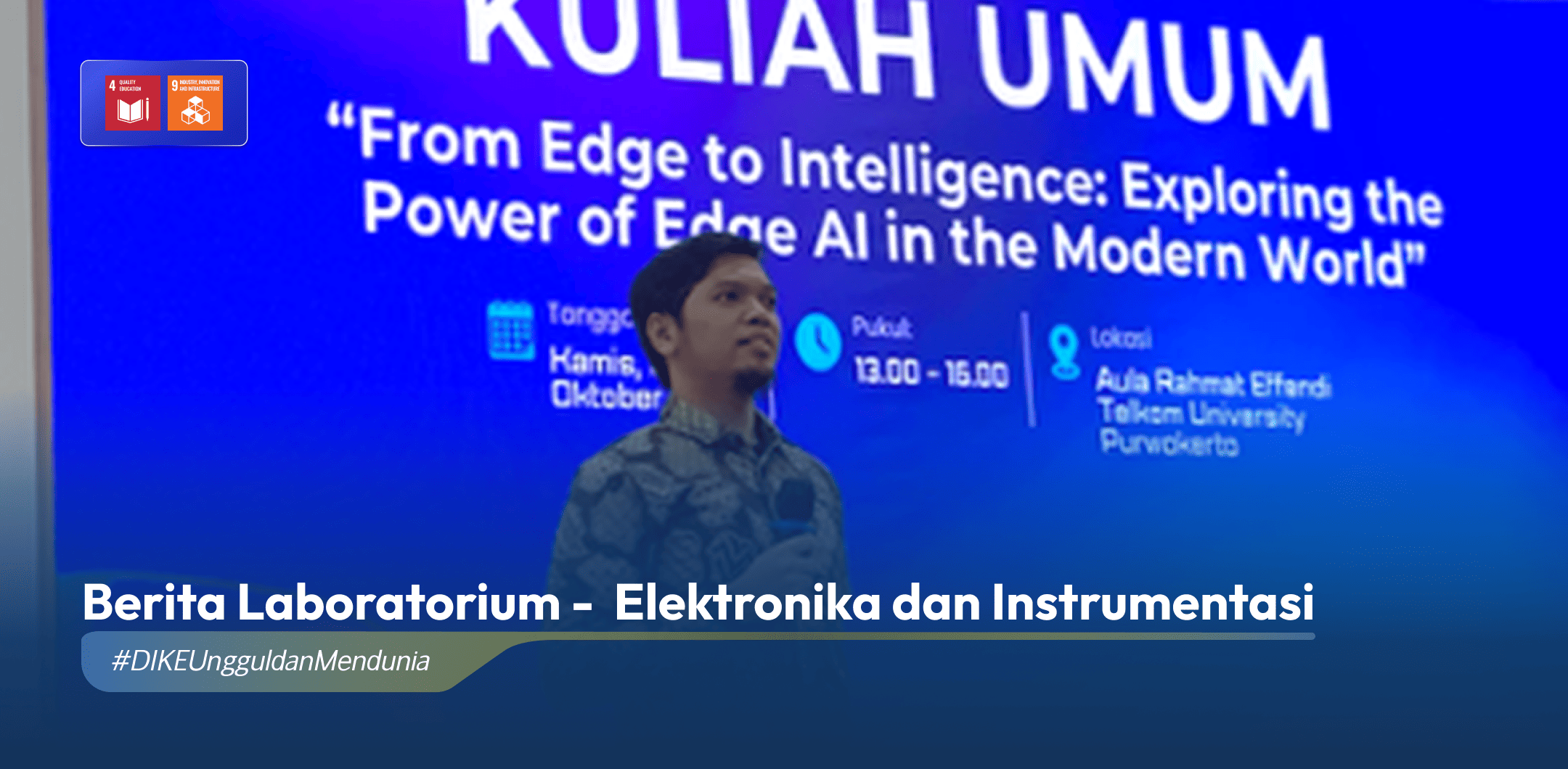 Dosen Lab ELINS DIKE UGM Perkenalkan Konsep Edge AI kepada Mahasiswa Telkom University Purwokerto