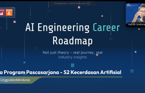 AI Core Magister Kecerdasan Artifisial DIKE UGM Selenggarakan Webinar “AI Engineering Career Roadmap”