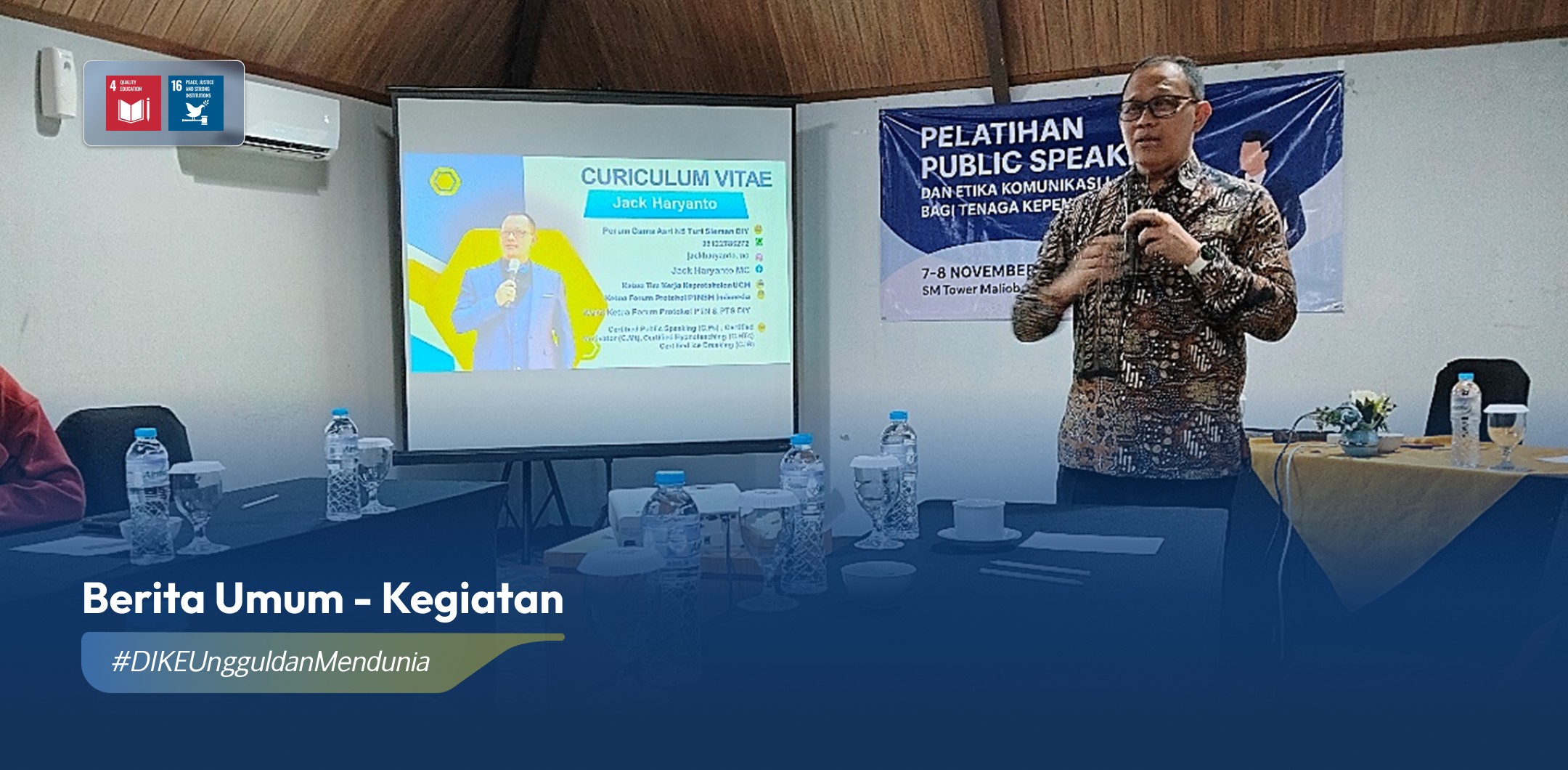 DIKE UGM Tingkatkan Kompetensi Tendik Melalui Pelatihan Public Speaking dan Etika Komunikasi Layanan