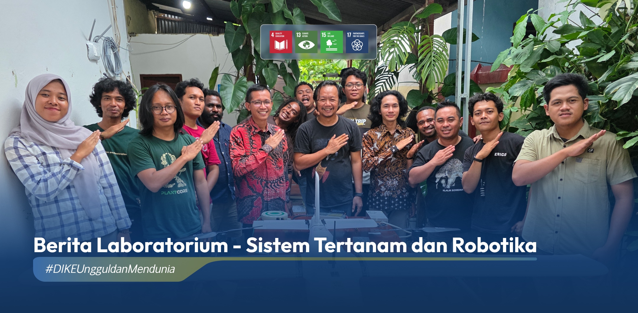 Laboratorium Sistem Tertanam dan Robotika DIKE UGM Gelar Pelatihan Drone VTOL Bersama FFI di Sorong untuk Konservasi Hutan Papua