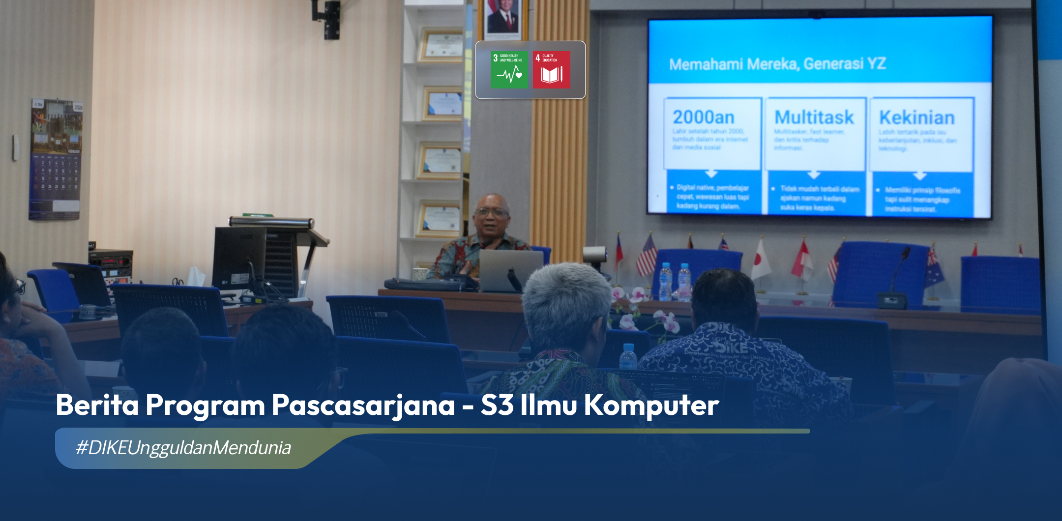 Program Doktor Ilmu Komputer DIKE UGM Selenggarakan Seminar Kiat dan Strategi Sukses menjadi Pembimbing Tugas Akhir