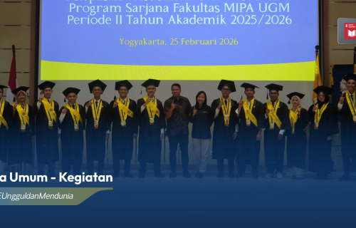 DIKE UGM Luluskan 37 Wisudawan Sarjana Periode II Tahun Akademik 2025/2026