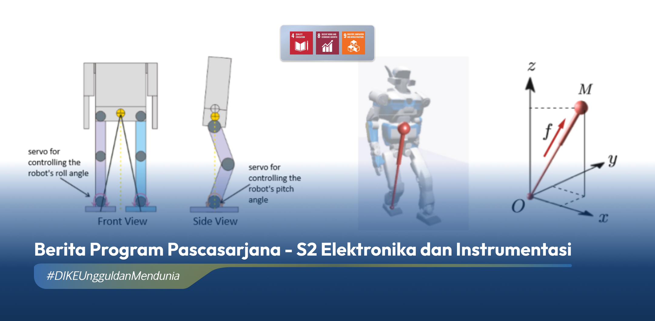 Lab STR DIKE UGM Kembangkan Sistem Kendali Adaptif Robot Humanoid untuk Medan Tidak Rata
