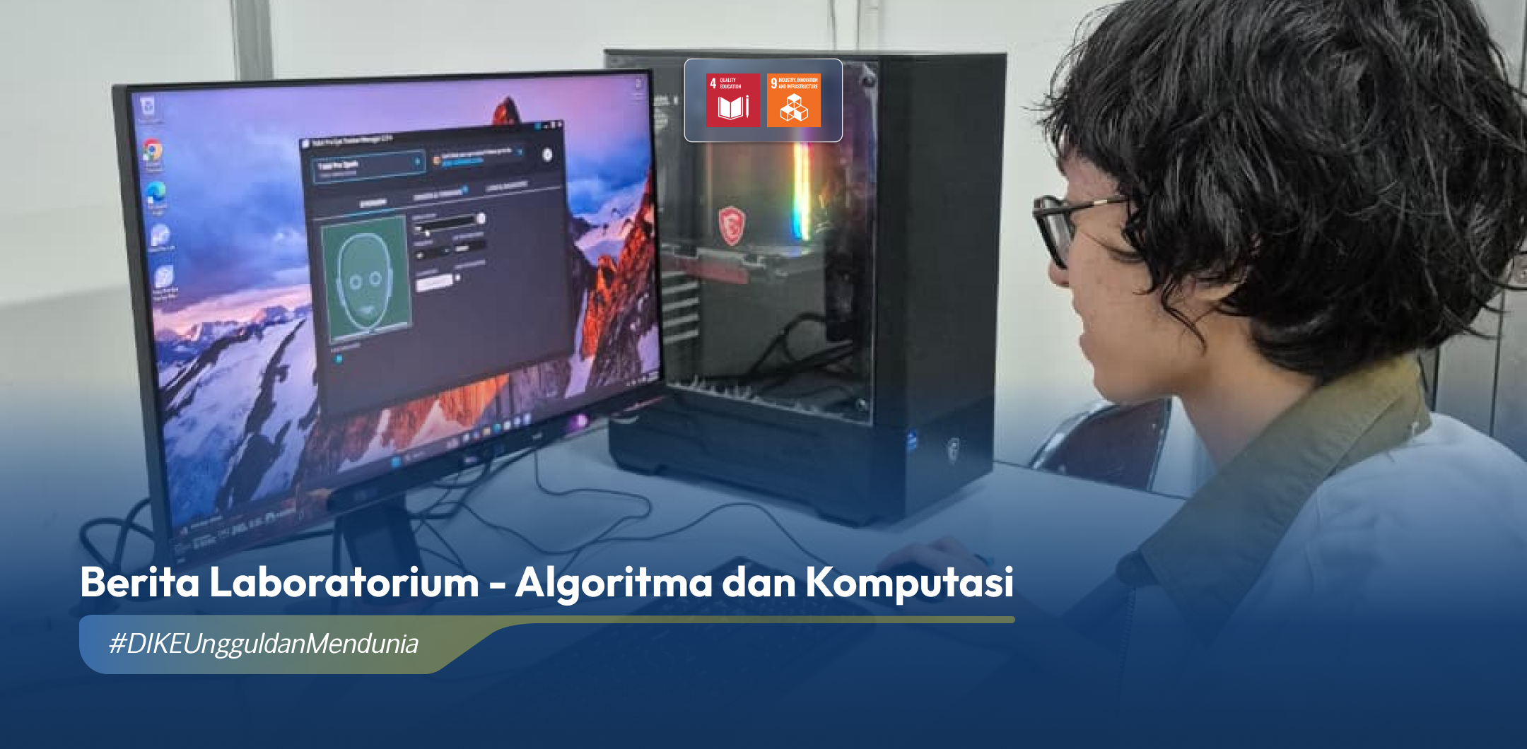 Lab AK DIKE UGM Fasilitasi Riset Berbasis Eye Tracking Melalui Tobii Pro Spark