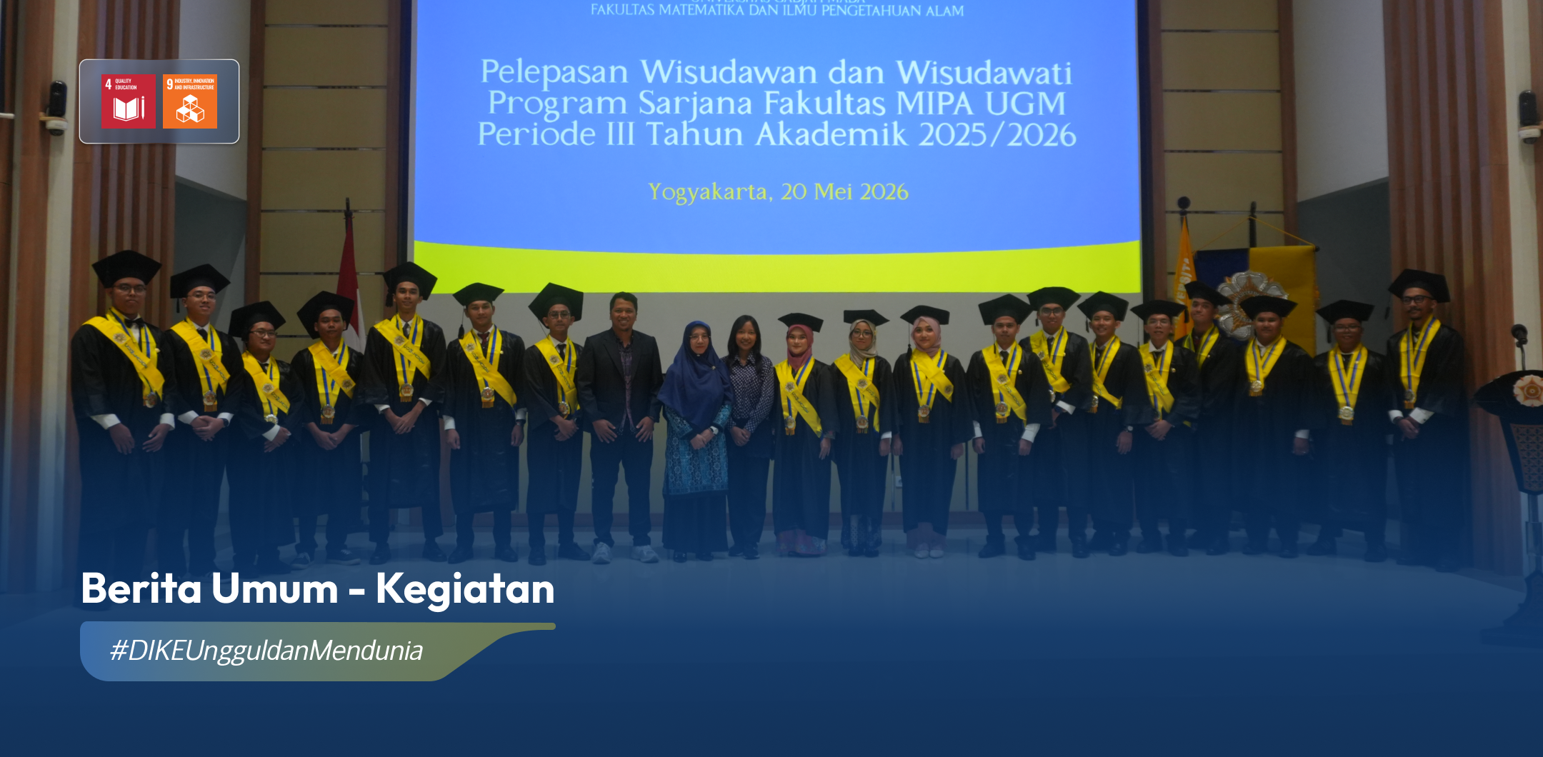 DIKE UGM Luluskan 48 Wisudawan Sarjana Periode III Tahun Akademik 2025/2026