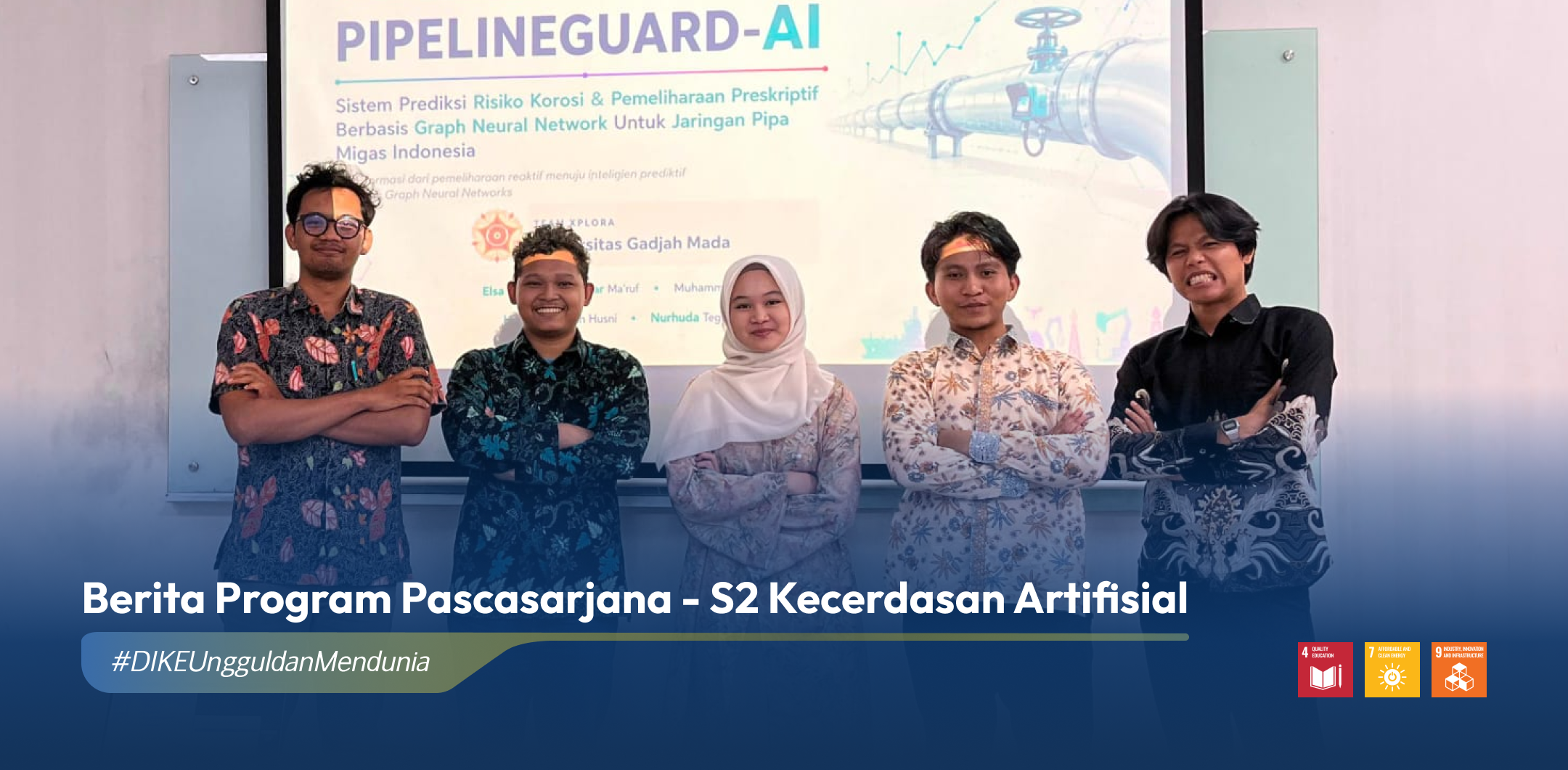 Tim Xplora Magister Kecerdasan Artifisial UGM Raih Posisi Finalis IOC Digital Hackathon AI/ML Hulu Migas 2026