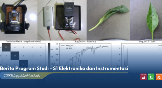 Akurasi Hingga 98%, Riset Deteksi Dini Penyakit Daun Cabai Berbasis AI Karya Mahasiswa S1 Elins DIKE UGM Terbit di Jurnal JPHT
