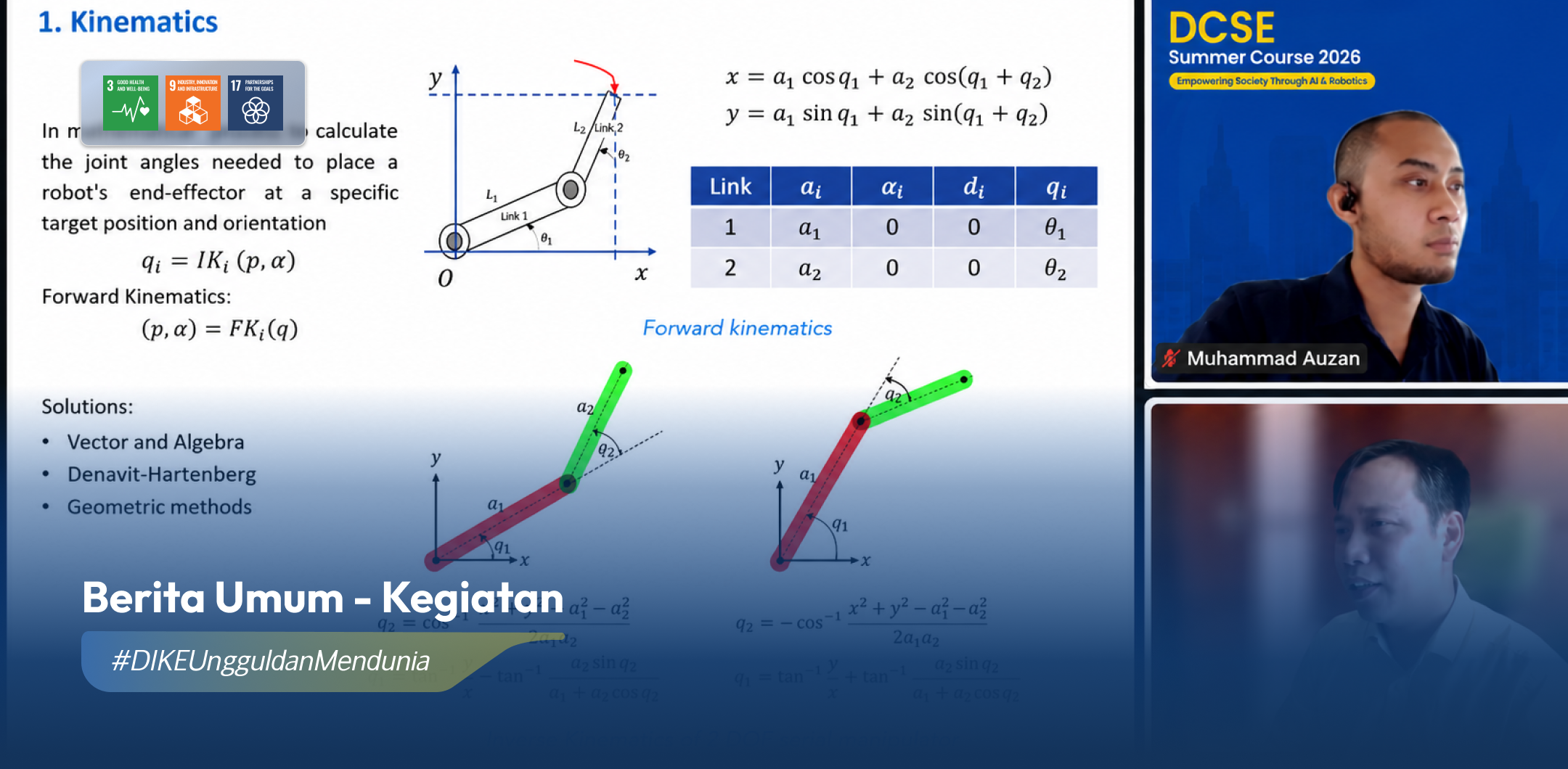 DCSE Summer Course 2026 Ajak Peserta Dalami Robotika hingga Neurosymbolic AI Bersama Empat Narasumber