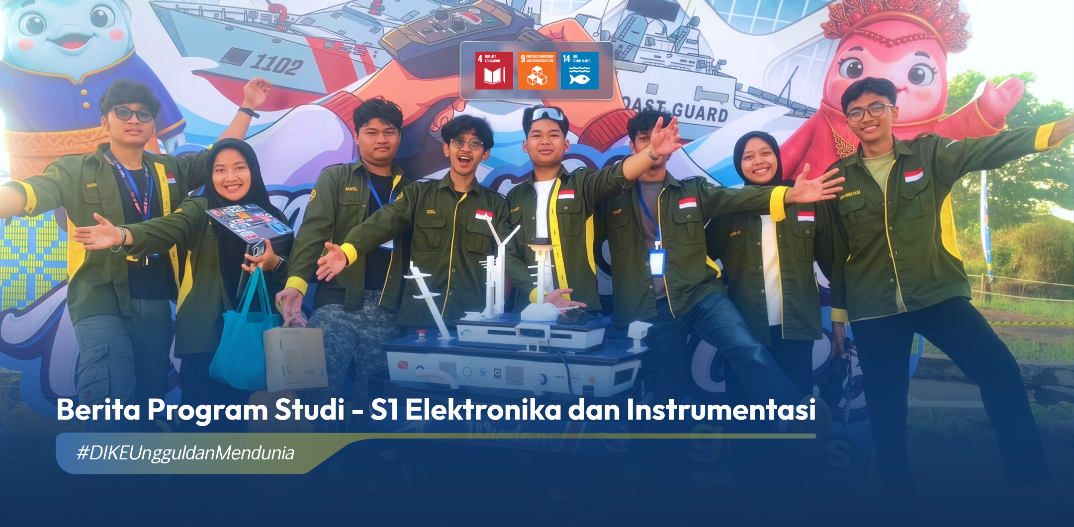 Amankan Juara 3 pada Kategori ASV KKI 2026, Mahasiswa Elins Kawal Performa Kapal Otonom Tim Gamantaray UGM