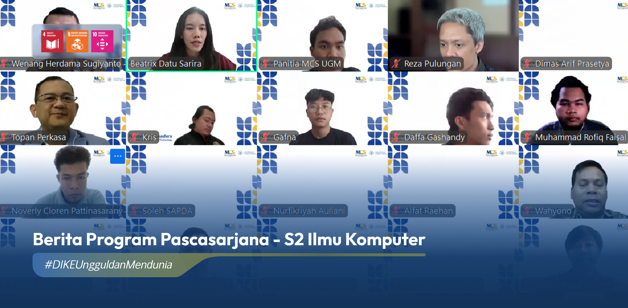 Seminar Future Tech Leaders MCS UGM Soroti Kepemimpinan dan Teknologi Inklusif